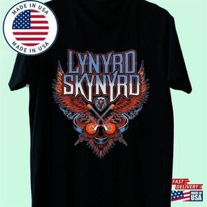 Lynyrd Skynyrd Tour  Shirt The Sharp Dressed Simple Man Classic Tee